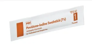 PDI Impregnated Swabstick Swabs PVP Iodine 1 Each