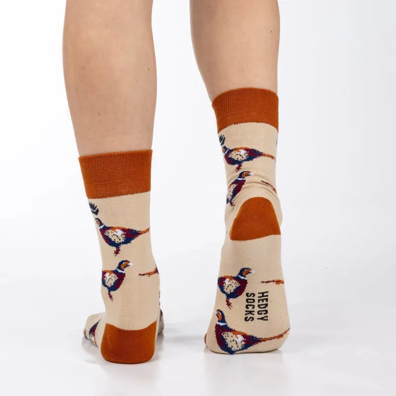 Pheasants Bamboo Socks by Hedgy Socks