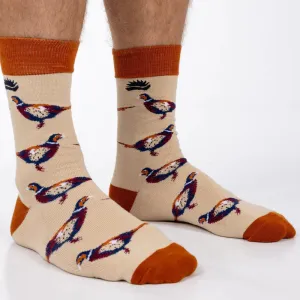 Pheasants Bamboo Socks by Hedgy Socks