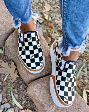Platform V shoes