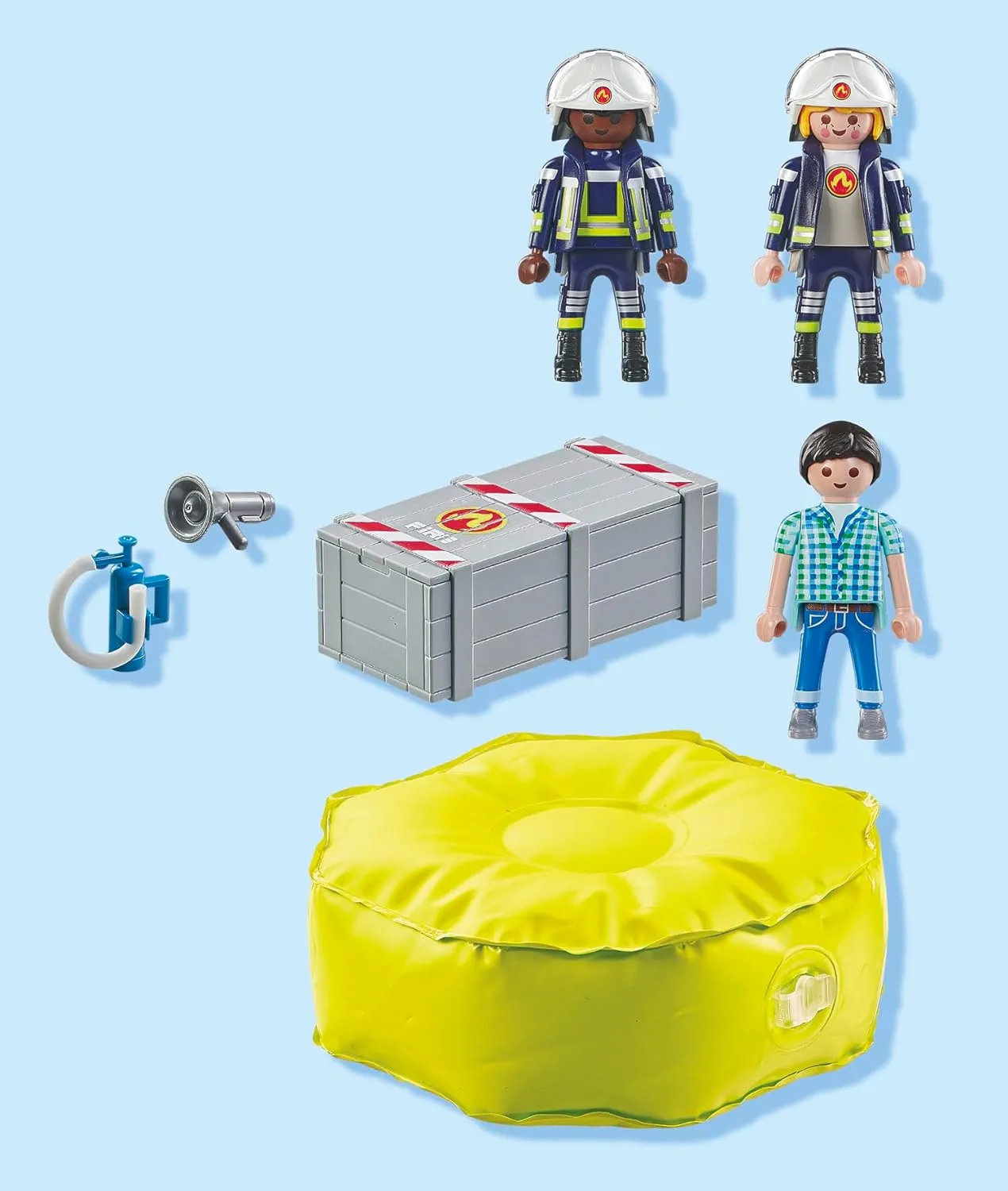 Playmobil Firefighter with air pillow (71465)