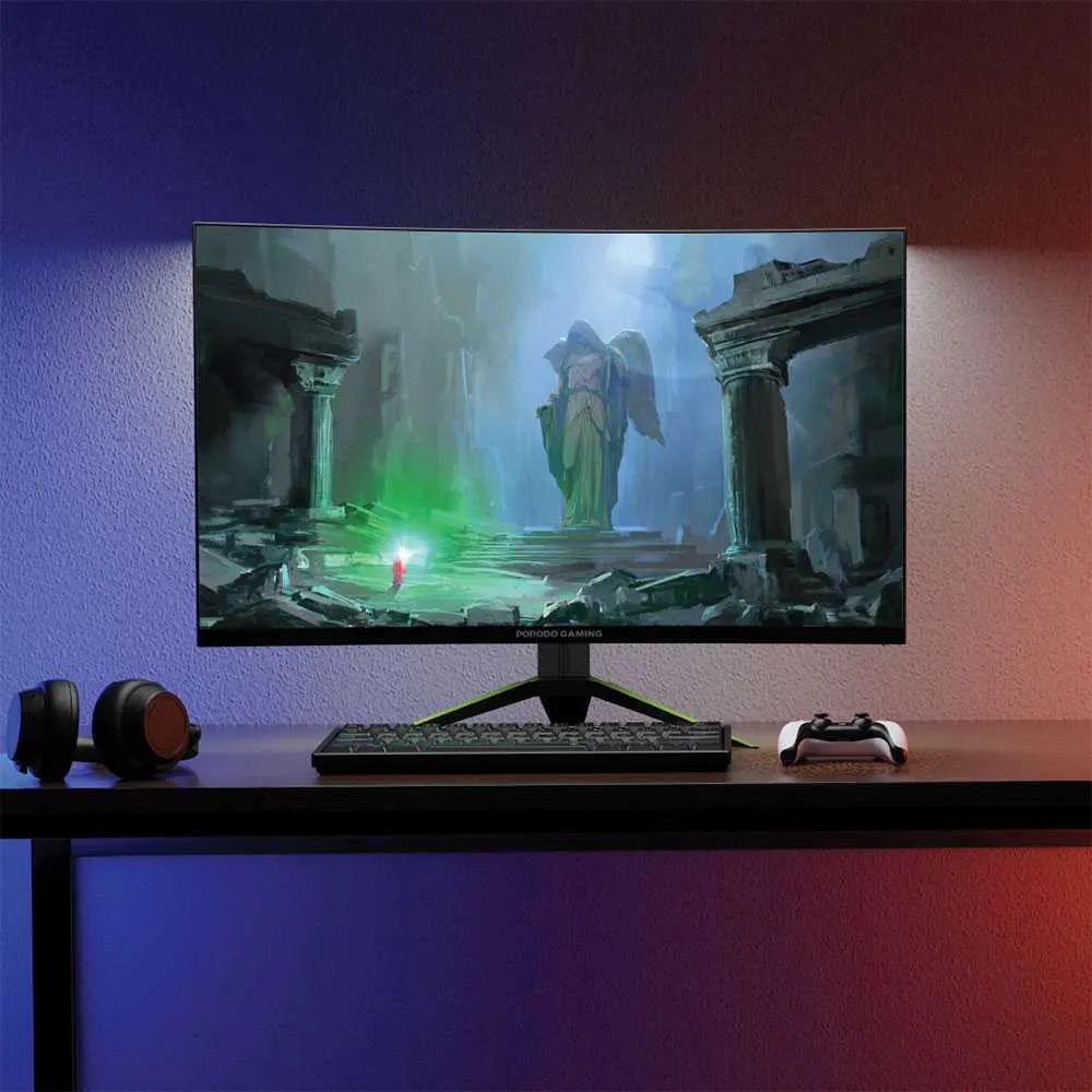 Porodo Gaming Monitor Wide-Curved QHD Monitor 32"