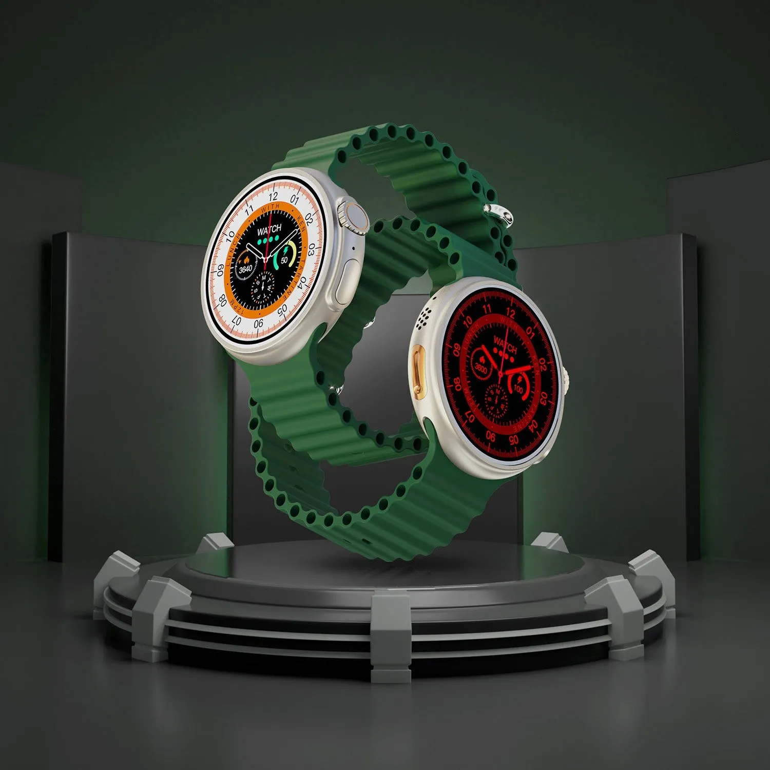 Porodo - Ultra Evo Smart Watch 1.51" Wide Touch Screen