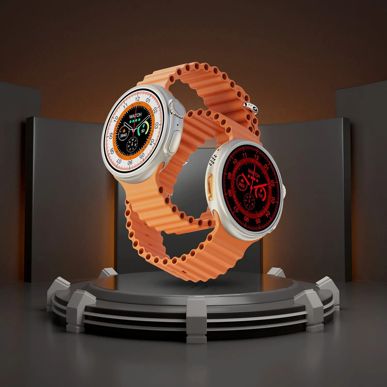 Porodo - Ultra Evo Smart Watch 1.51" Wide Touch Screen
