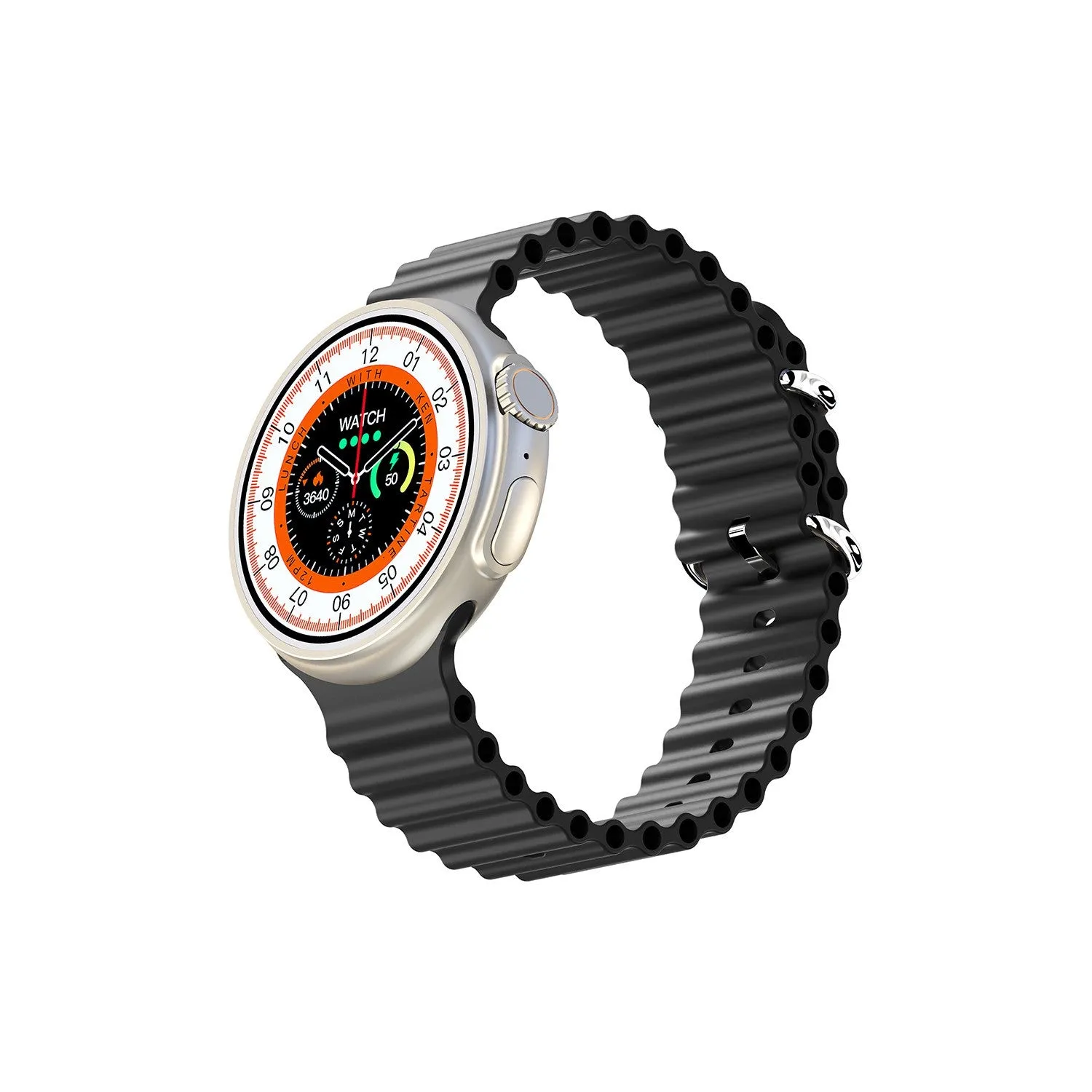 Porodo - Ultra Evo Smart Watch 1.51" Wide Touch Screen
