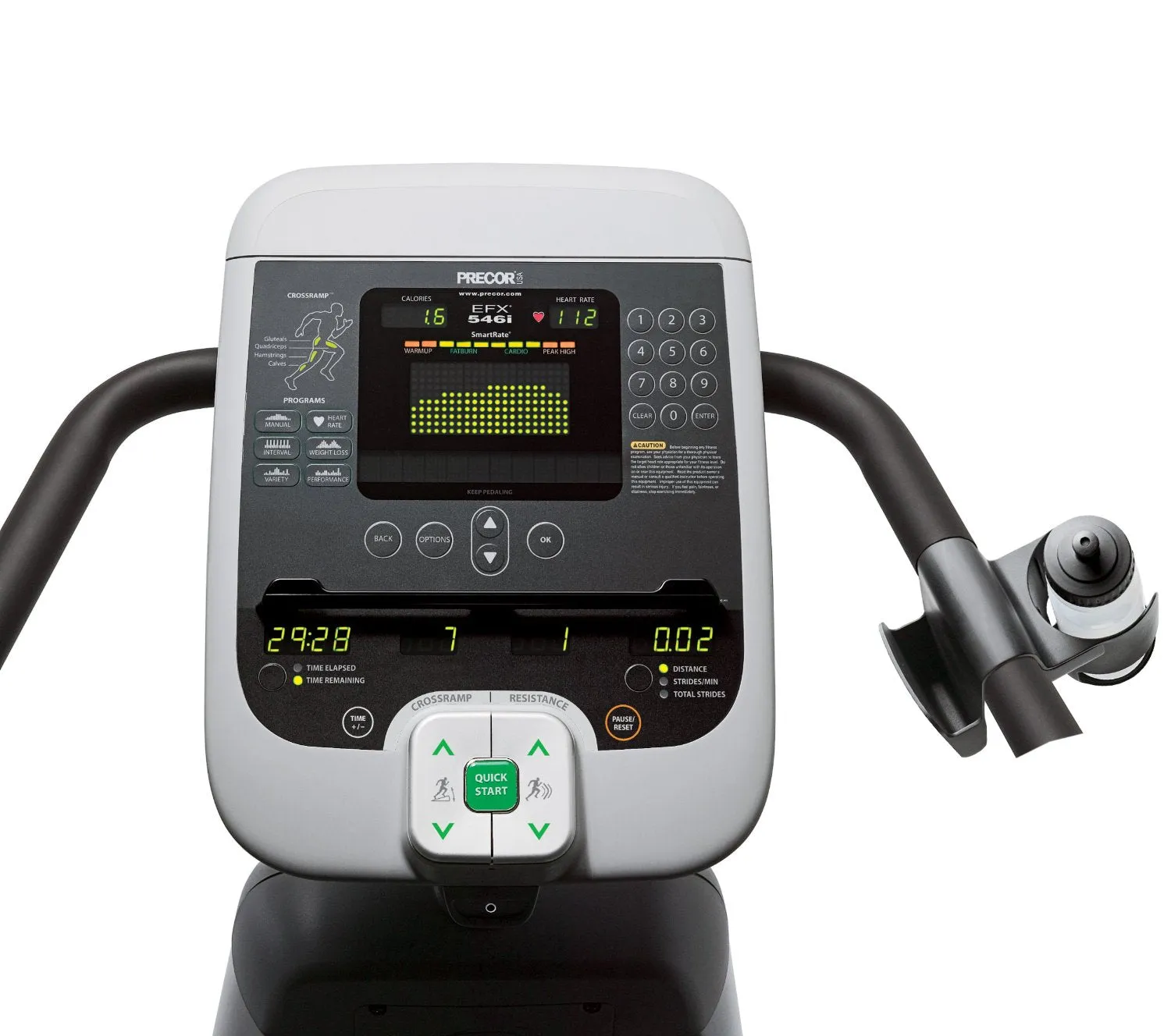 PRECOR EFX 546I EXPERIENCE ELLIPTICAL CROSSTRAINER - PVS