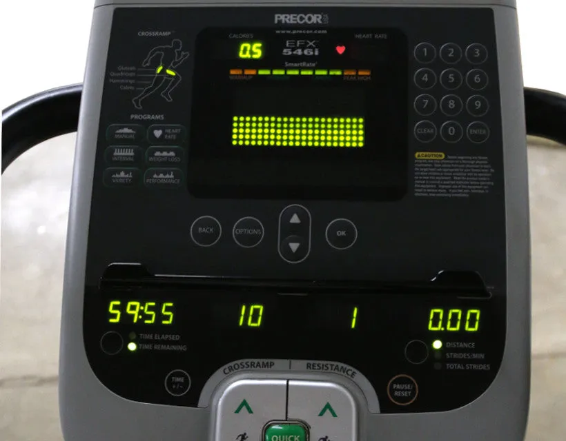 PRECOR EFX 546I EXPERIENCE ELLIPTICAL CROSSTRAINER - PVS