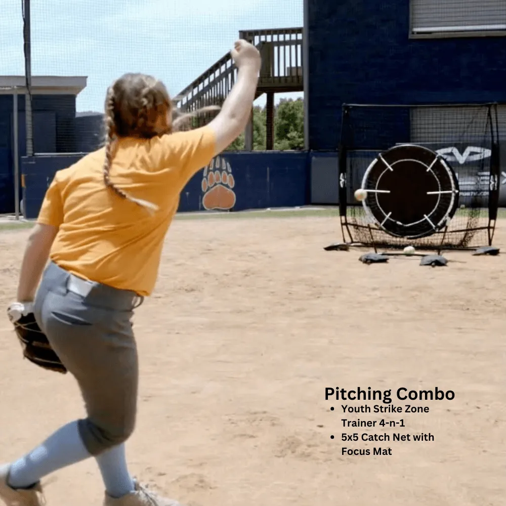 Proven by Pros: The Must-Have 4-in-1 Youth Baseball & Softball Strike Zone Trainer for Instant Hitting & Pitching Precision (Under $200!)