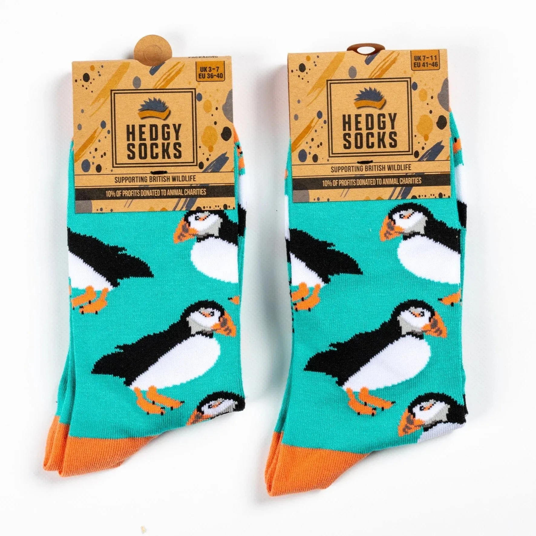 Puffin Bamboo Socks by Hedgy Socks