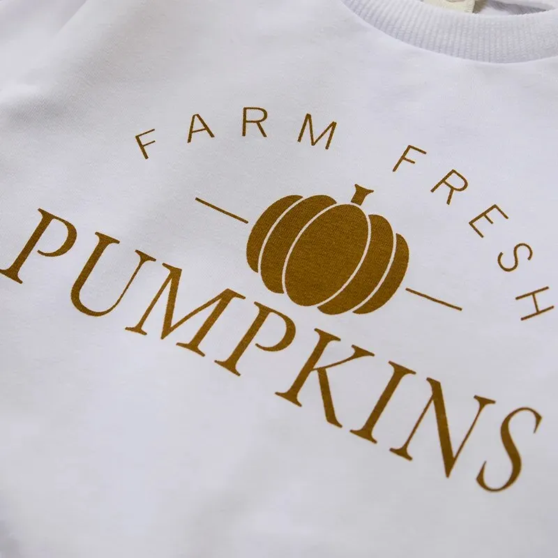 Pumpkin Patch Sweatshirt and Sweatpants Set (2pc)