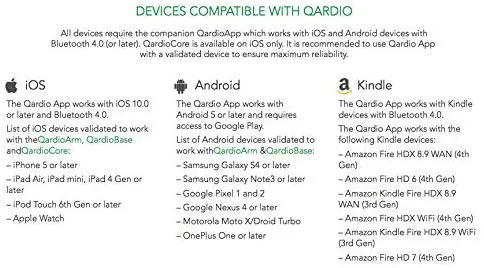 QardioArm Smart Blood Pressure Monitor: Wireless, Medically Accurate Digital Upper Arm Cuff. Fee App for iOS, Android, Kindle, Apple and Samsung Health. FSA-eligible.