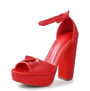 Red Diamond Strass