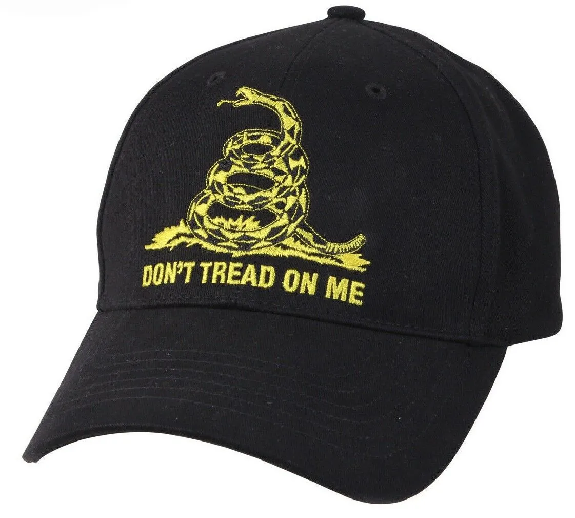 Rothco Don't Tread On Me Low Profile Cap - Black