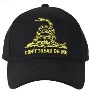 Rothco Don't Tread On Me Low Profile Cap - Black
