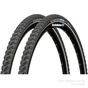 Schwalbe 20 X 1.5 Marathon GT 365 Folding Bike Wired Tyres Etrto: 40-406 (2 Tires)