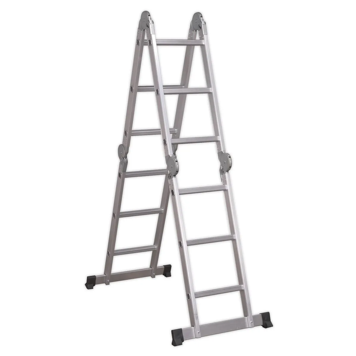 Sealey Aluminium Folding Platform Ladder 4-Way EN 131