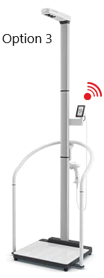 seca 655 - (HR /US) - NEW Class III digital high capacity hand-rail scale with BMI & WiFi connectivity, user & patient ID on-screen verification and optional ultrasound height measure