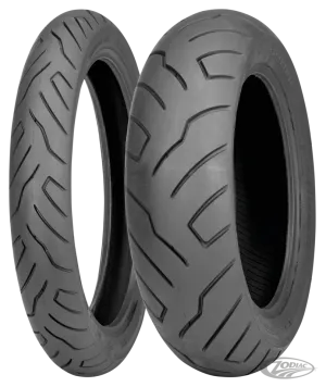 SHINKO SR999 FRONT TIRES. Tubeless.