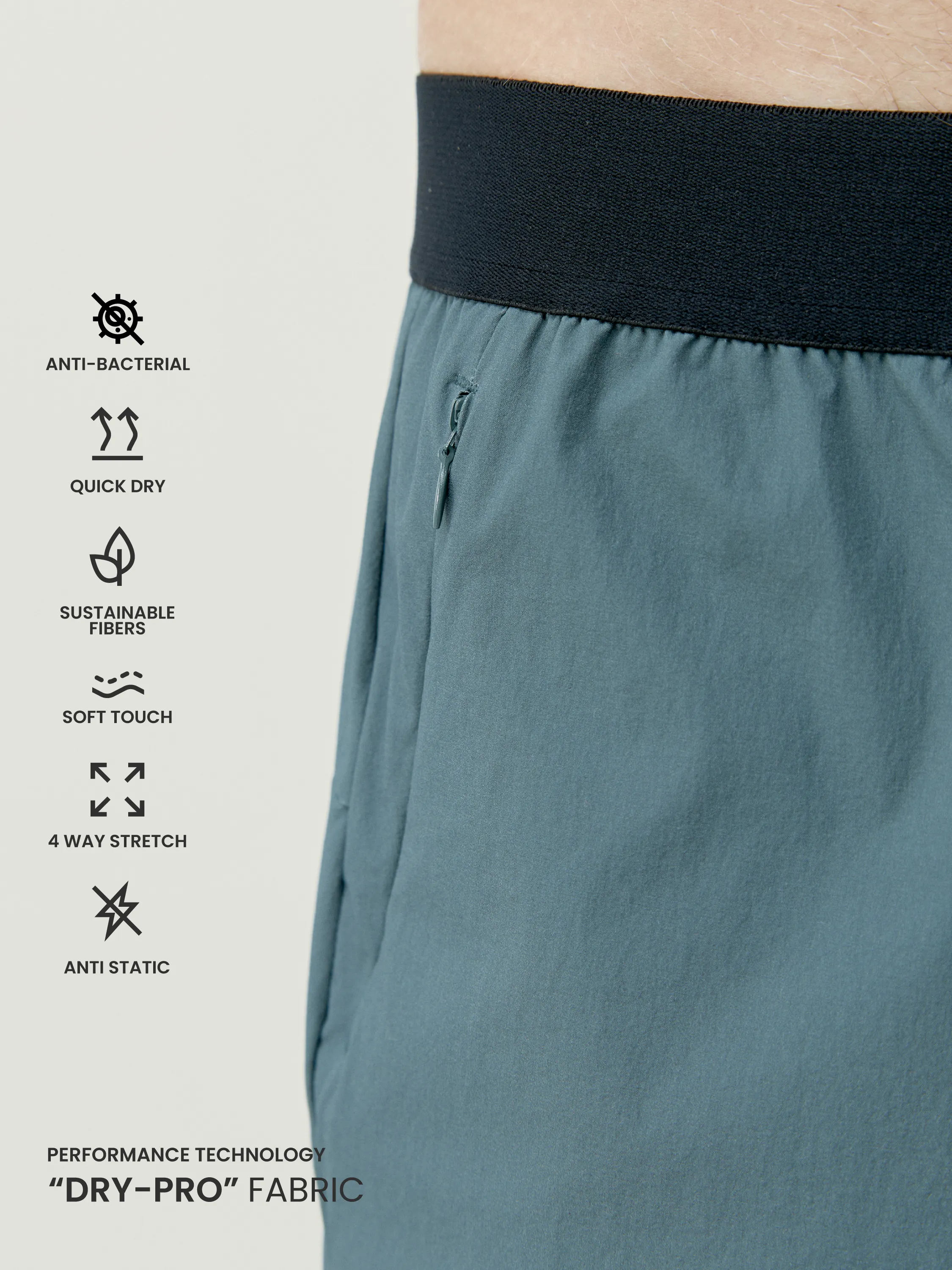 Short Malaui Grey Green