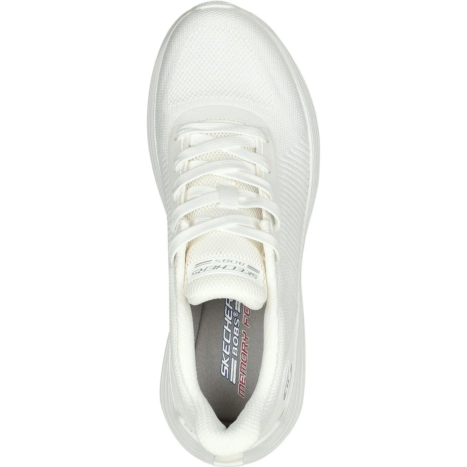 Skechers (GAR117470) Women's Bobs Squad Waves Shoes in Off White 3 to 8