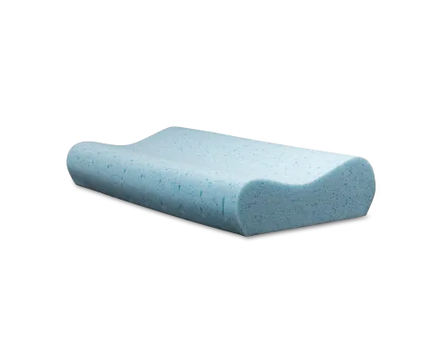 SleepCool Pillow - Contoured Fusion Gel Cooling Memory Foam Pillow