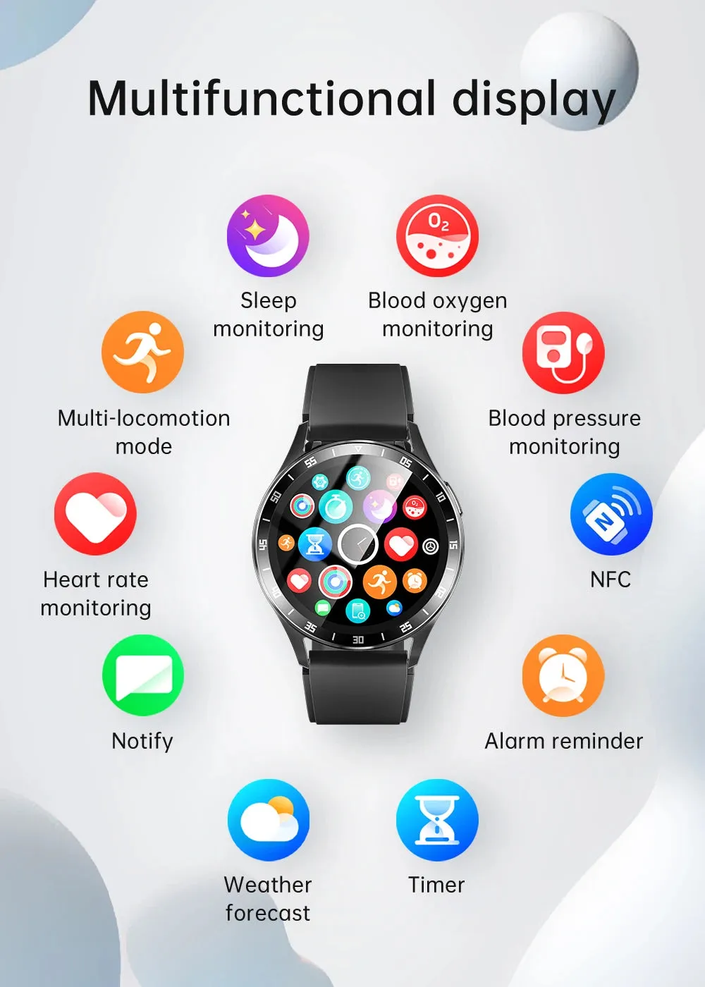 Smart 2 in 1 Watch with TWS Bluetooth Earbuds