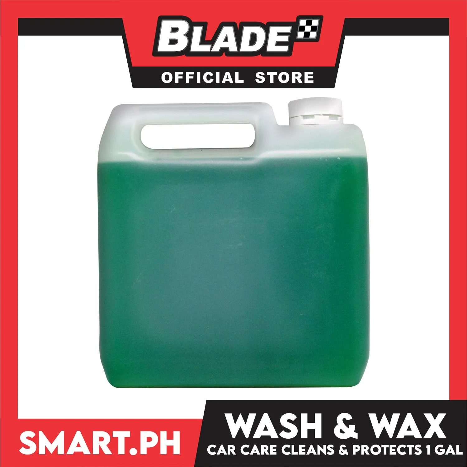 Smart Car Care Wash & Wax 1 Gallon Cleans & Protects your Vehicle from Dirts, Grimes and Dusts