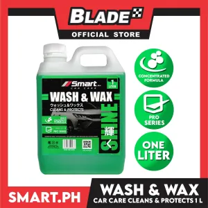 Smart Car Care Wash & Wax 1 Liter Cleans & Protects your Vehicle from Dirts, Grimes and Dusts