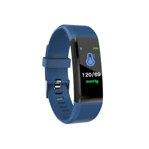 Smart Watch Fitness Tracker Heart Rate Blood Pressure Monitor - Blue