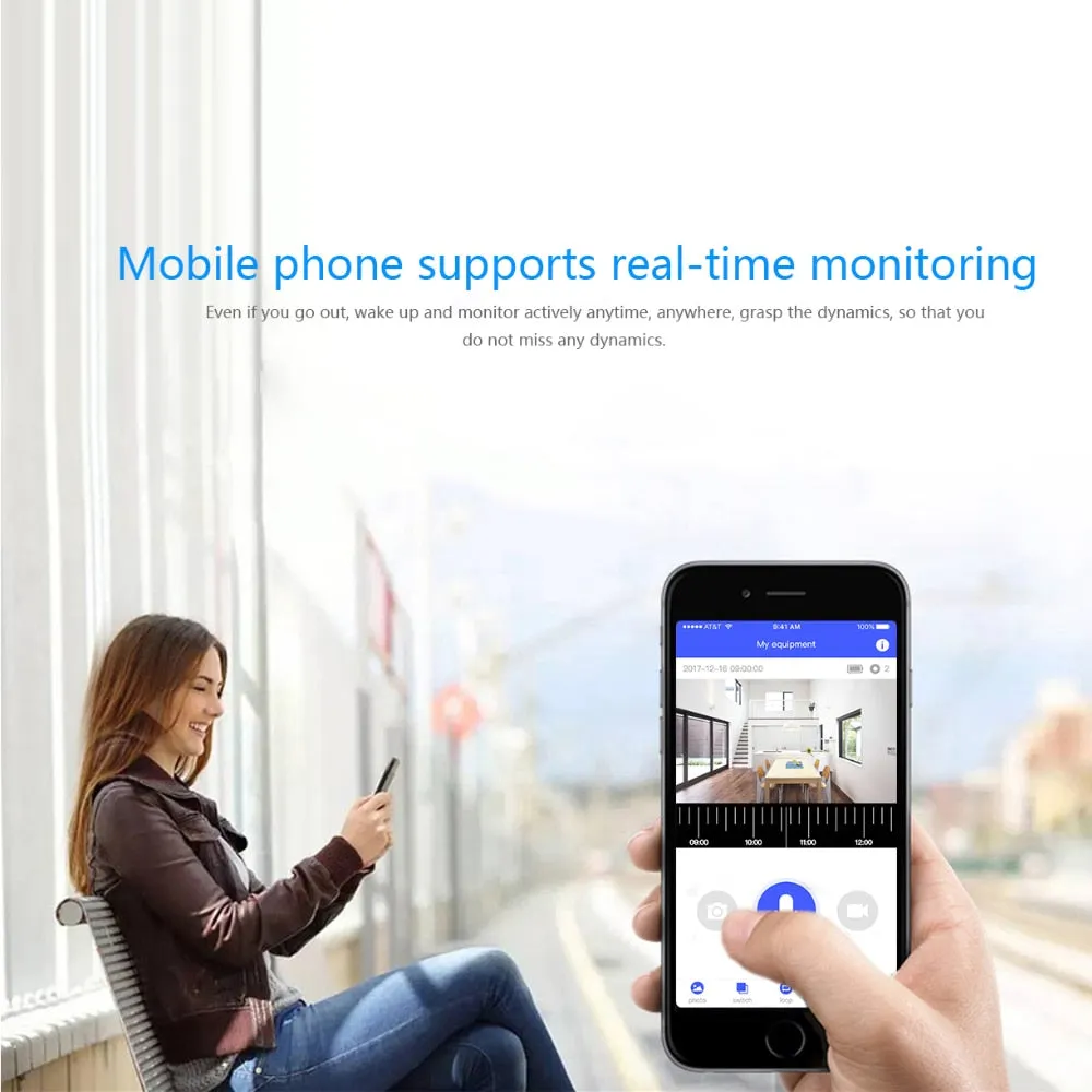 Smart Wireless Video Doorbell Camera Home Security Monitor
