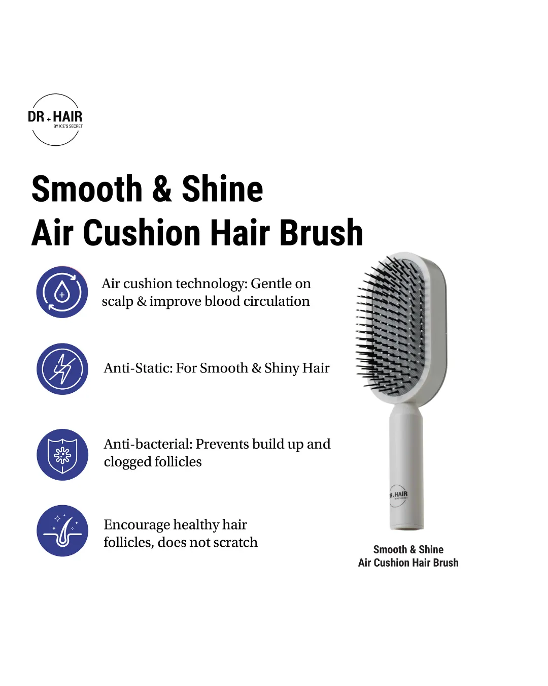 Smooth & Shine Air Cushion Hair Brush