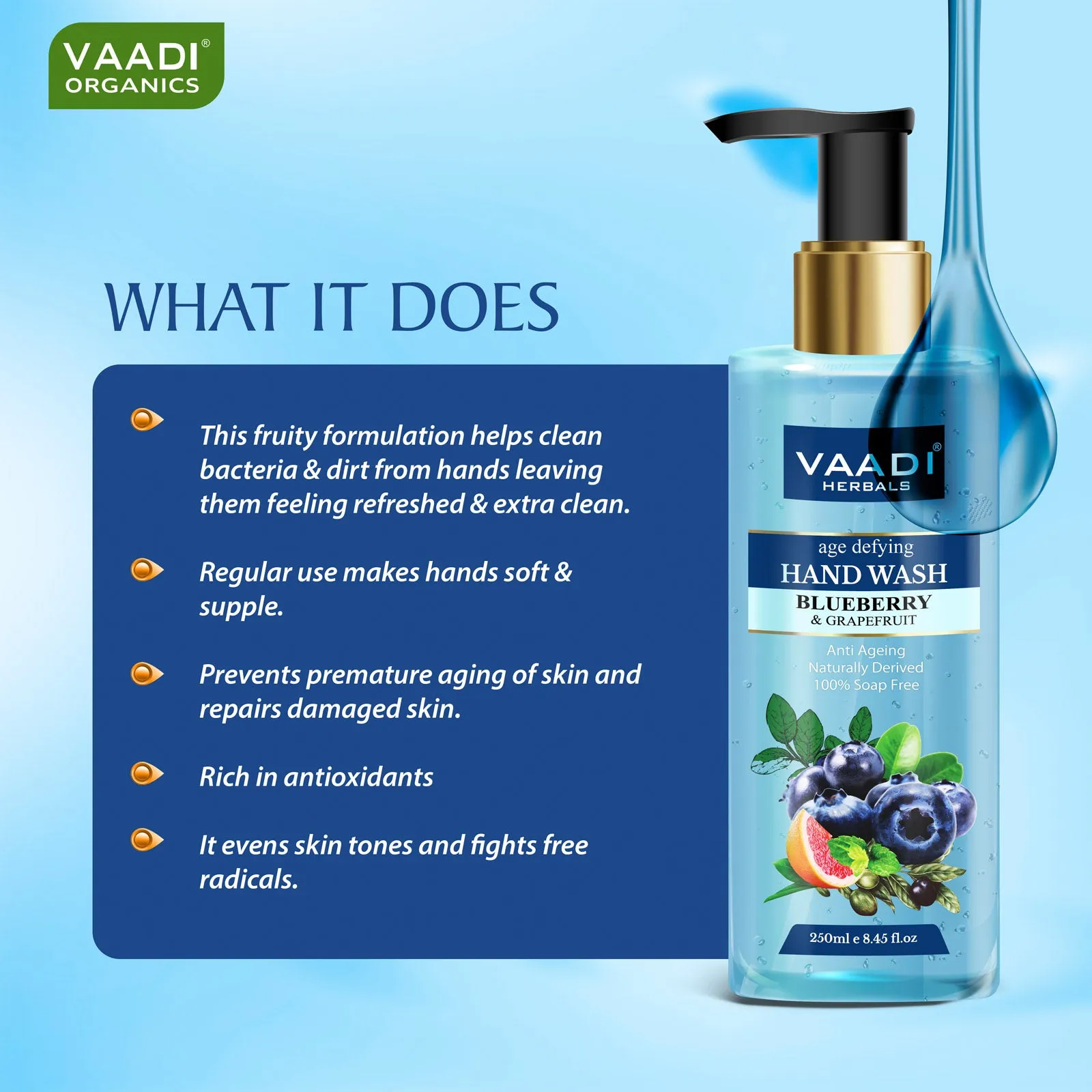 So Refreshing - Pack of 2 Luxurious Handwash - Blueberry & Lemon (250 ml x 2)