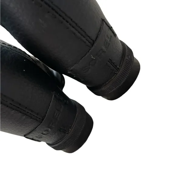 SOREL Joan of Arctic Wedge Chelsea Boots Black Girl's Size 3