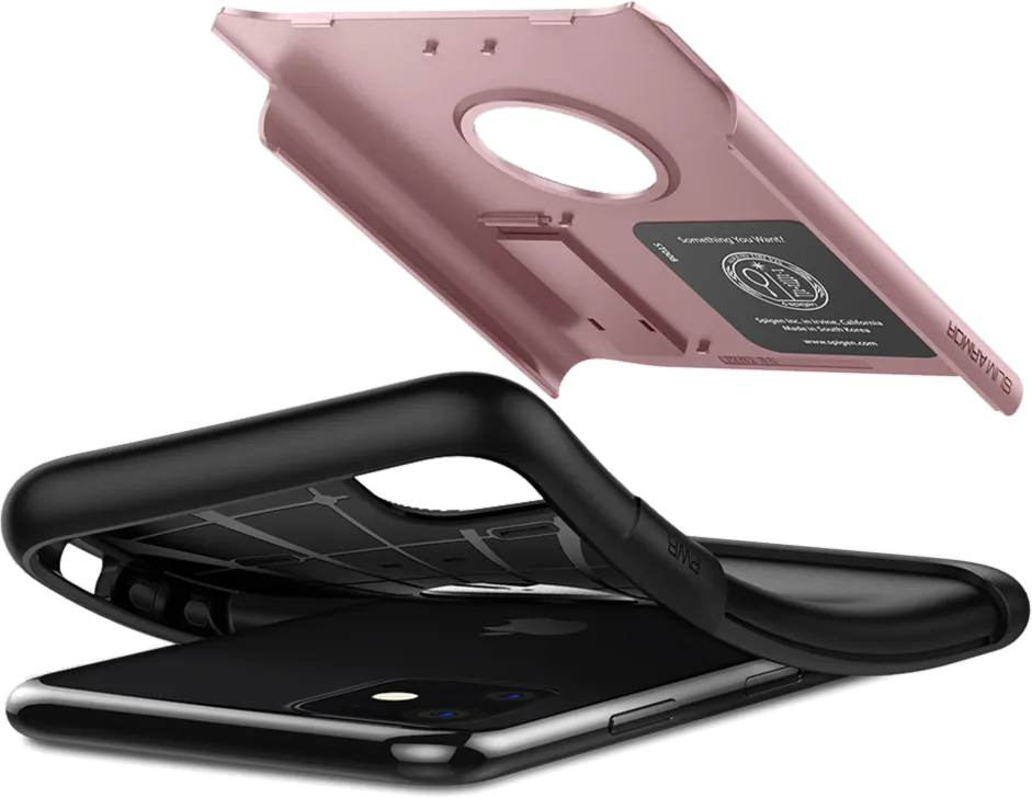 Spigen - iPhone 11 Pro Slim Armor Case - Rose Gold