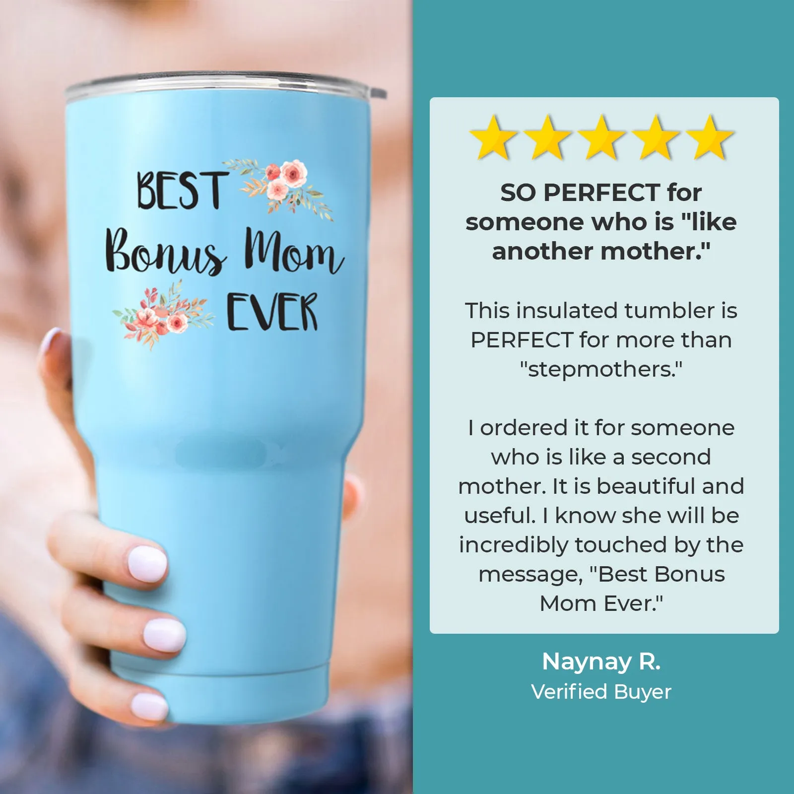Stepmom Tumbler 30oz