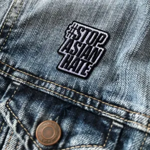 Stop Asian Hate: #StopAsianHate Iron On Patch