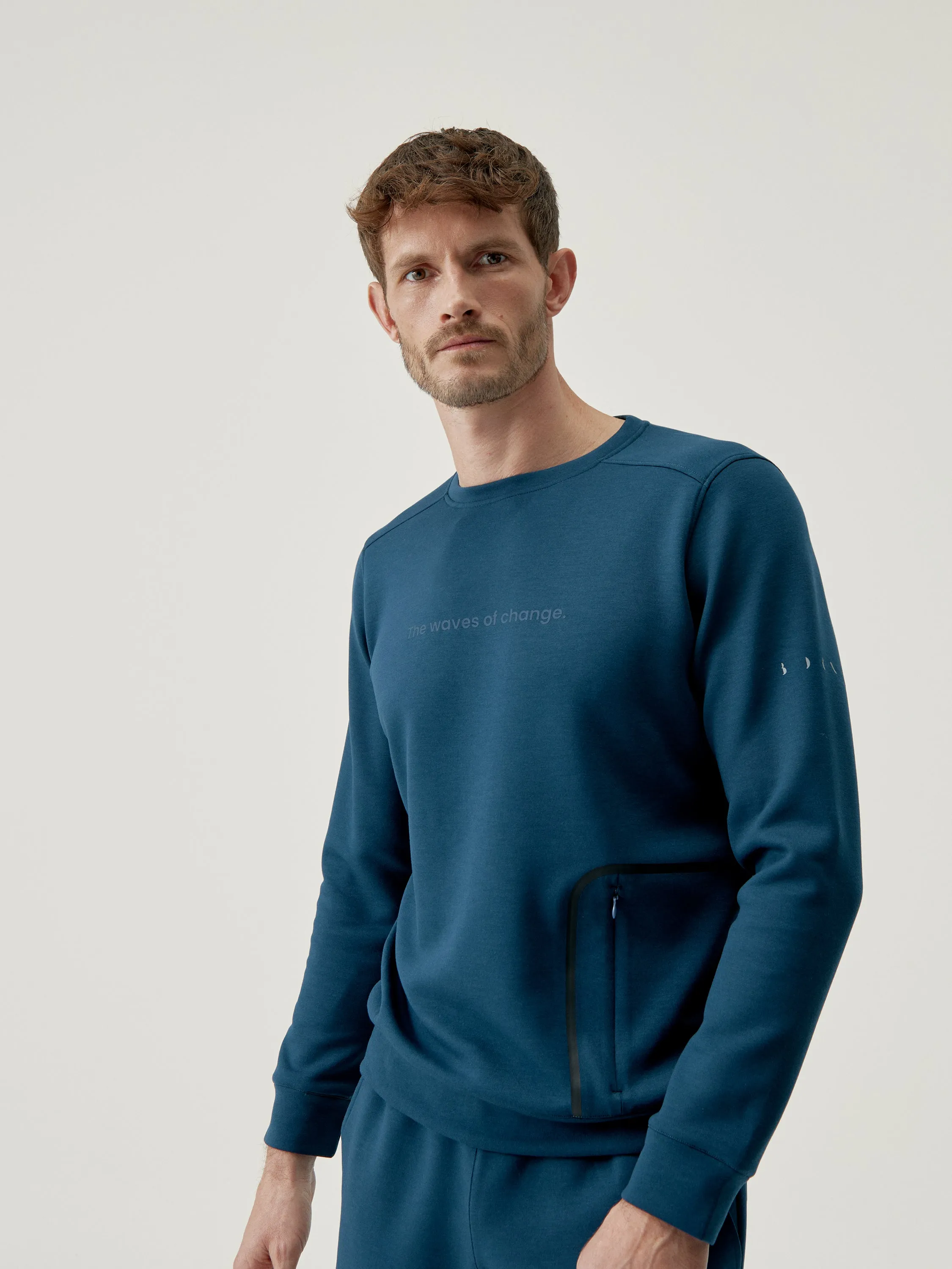 Sweatshirt Yangtse Sea Blue