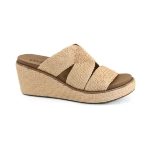 The Golden Wedge Sandal