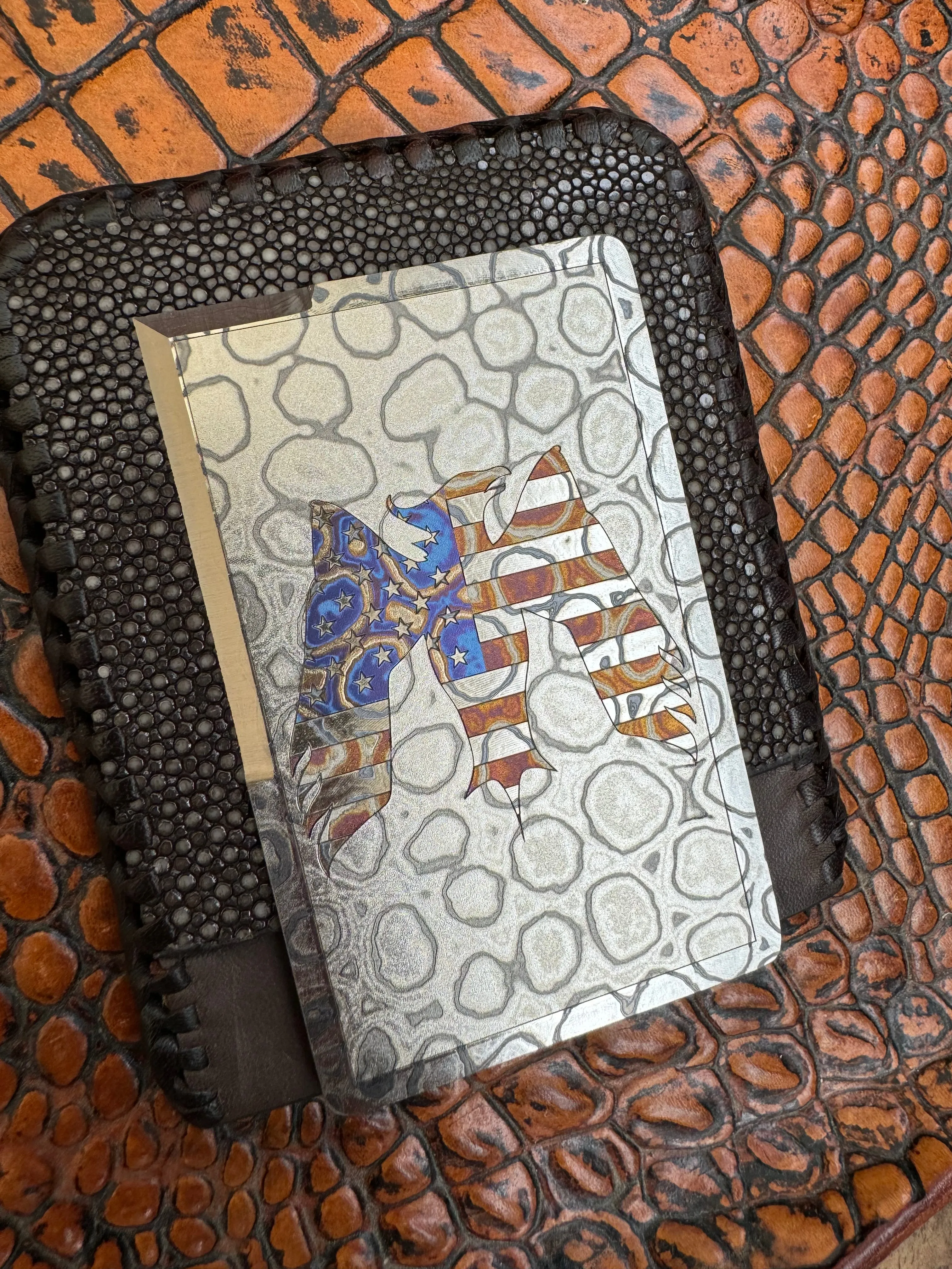 Timascus “Independence Phoenix” Cutting Card™