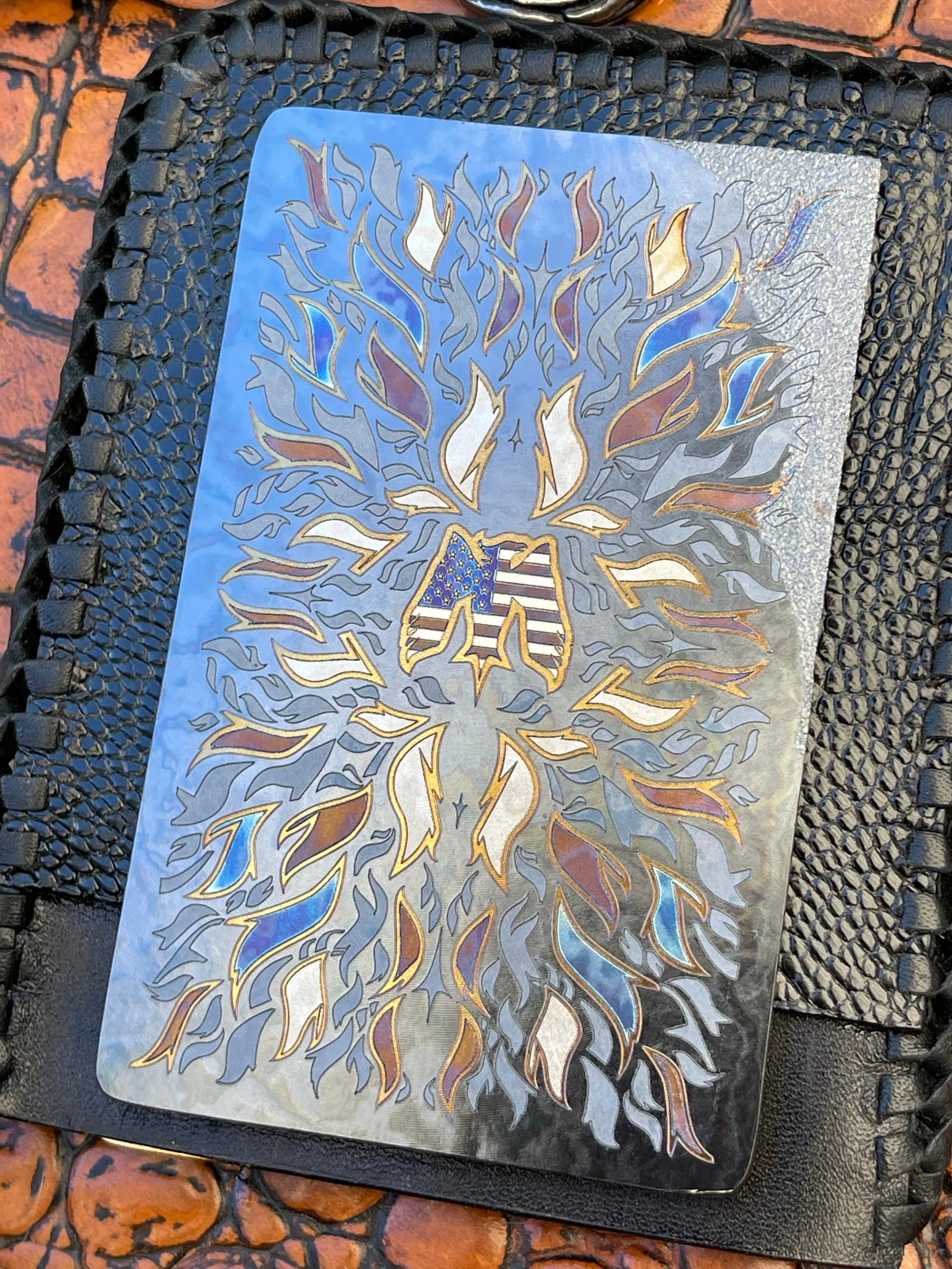 Timascus "Black Jack" Cutting Card™