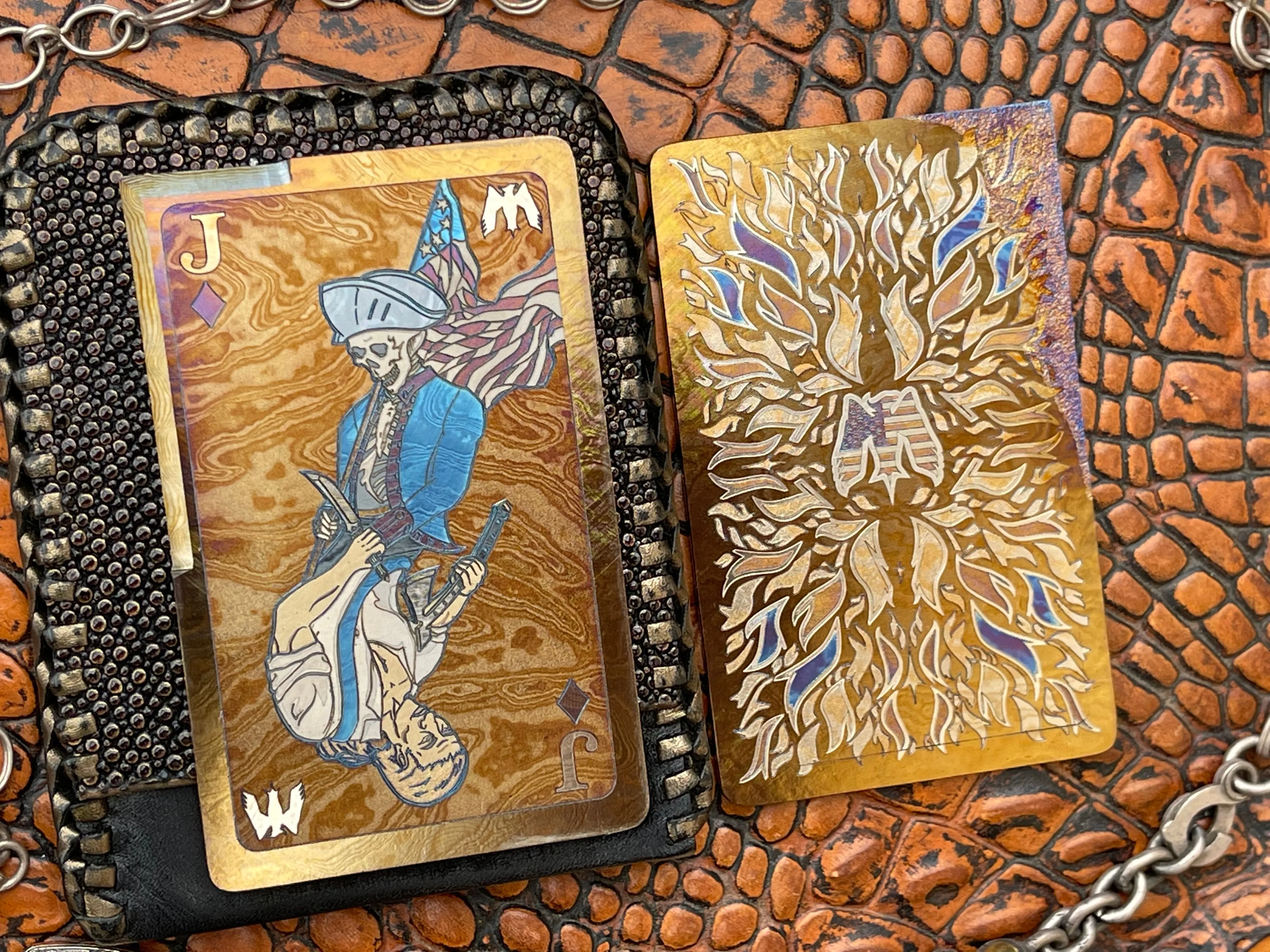 Timascus "Patriot Jack" Cutting Card™