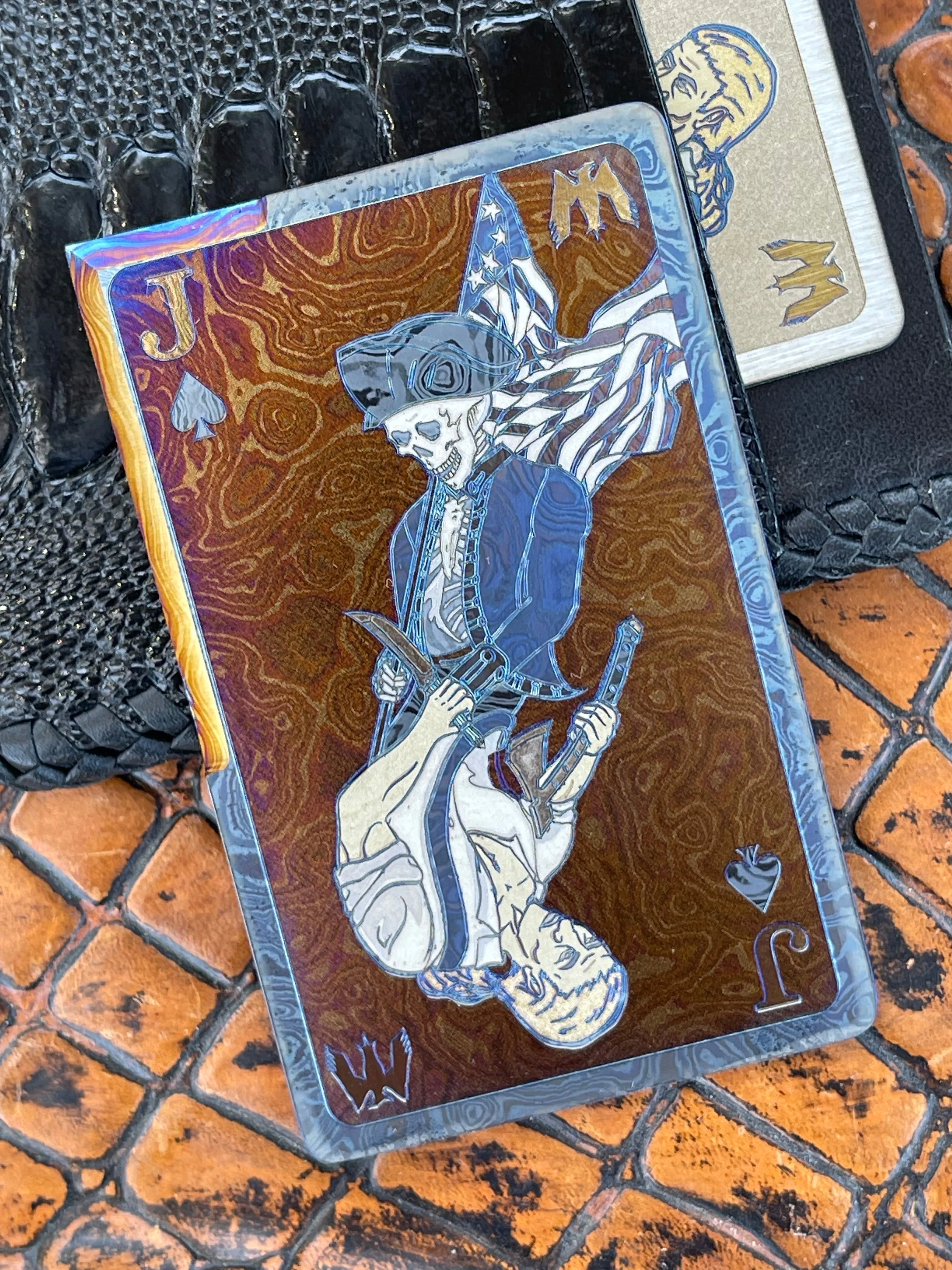 Timascus "Patriot Jack" Cutting Card™