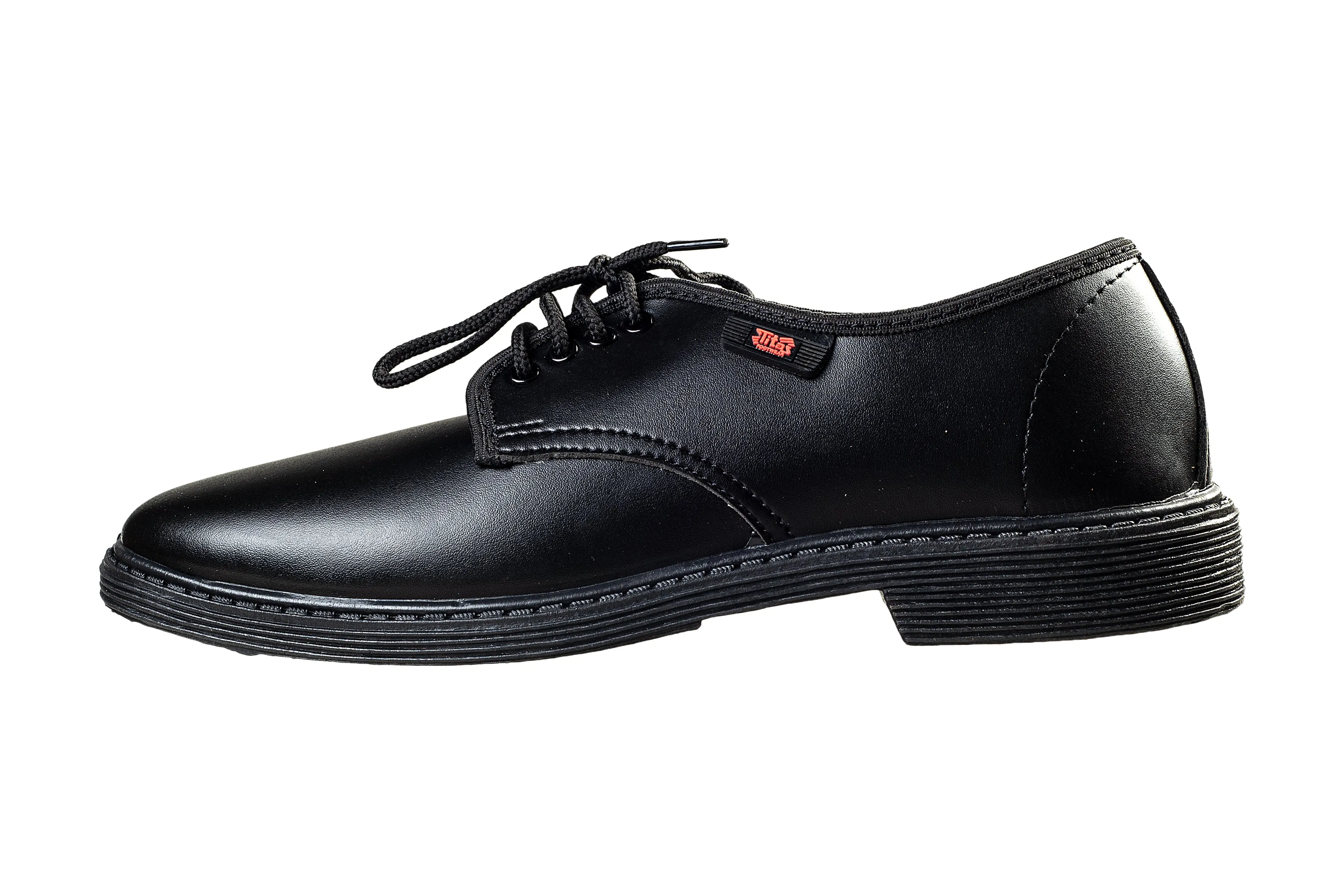 Titas Boys Black School Shoe (12 Years & above Boys)(Skool Star)