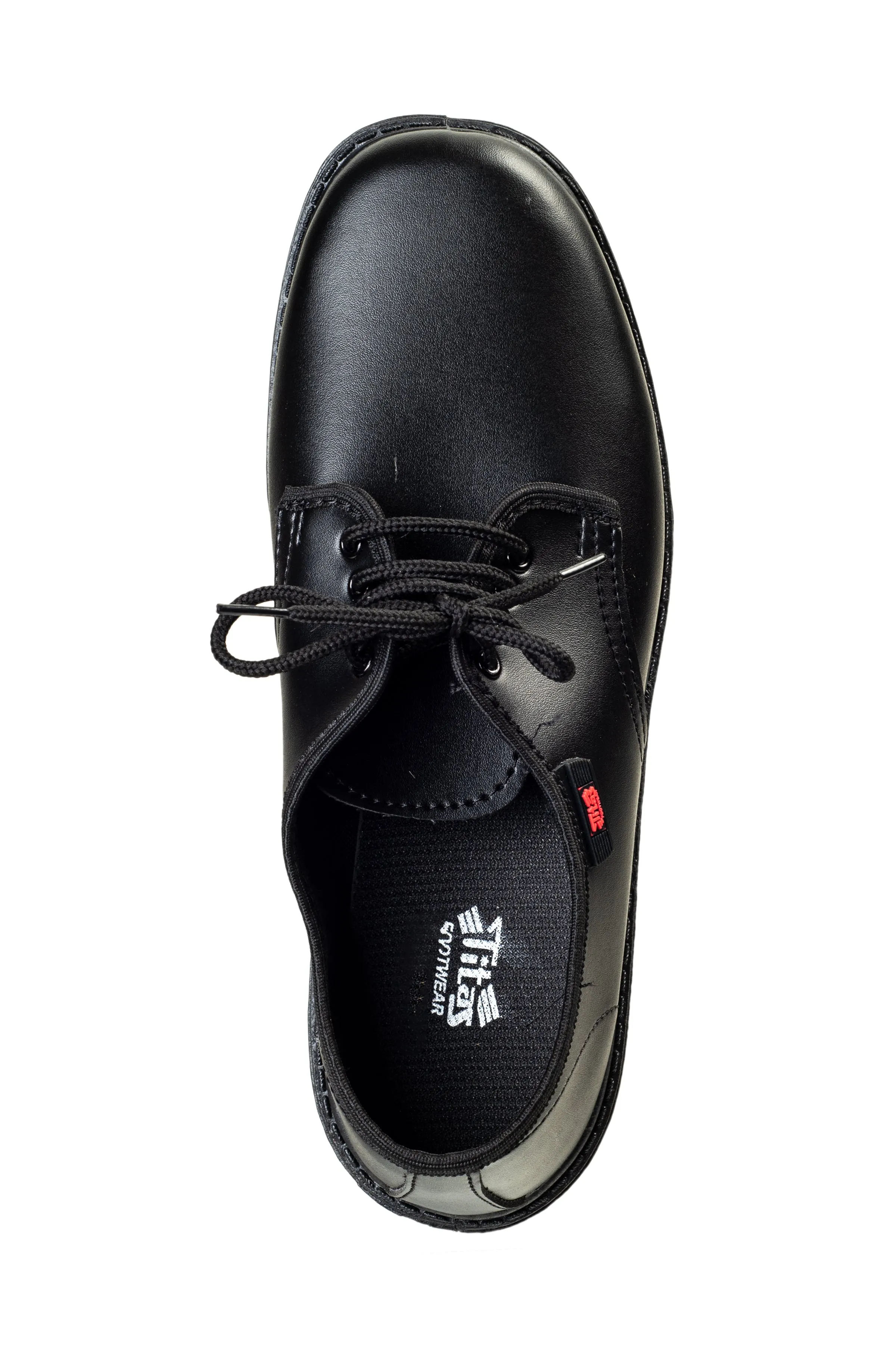 Titas Boys Black School Shoe (12 Years & above Boys)(Skool Star)