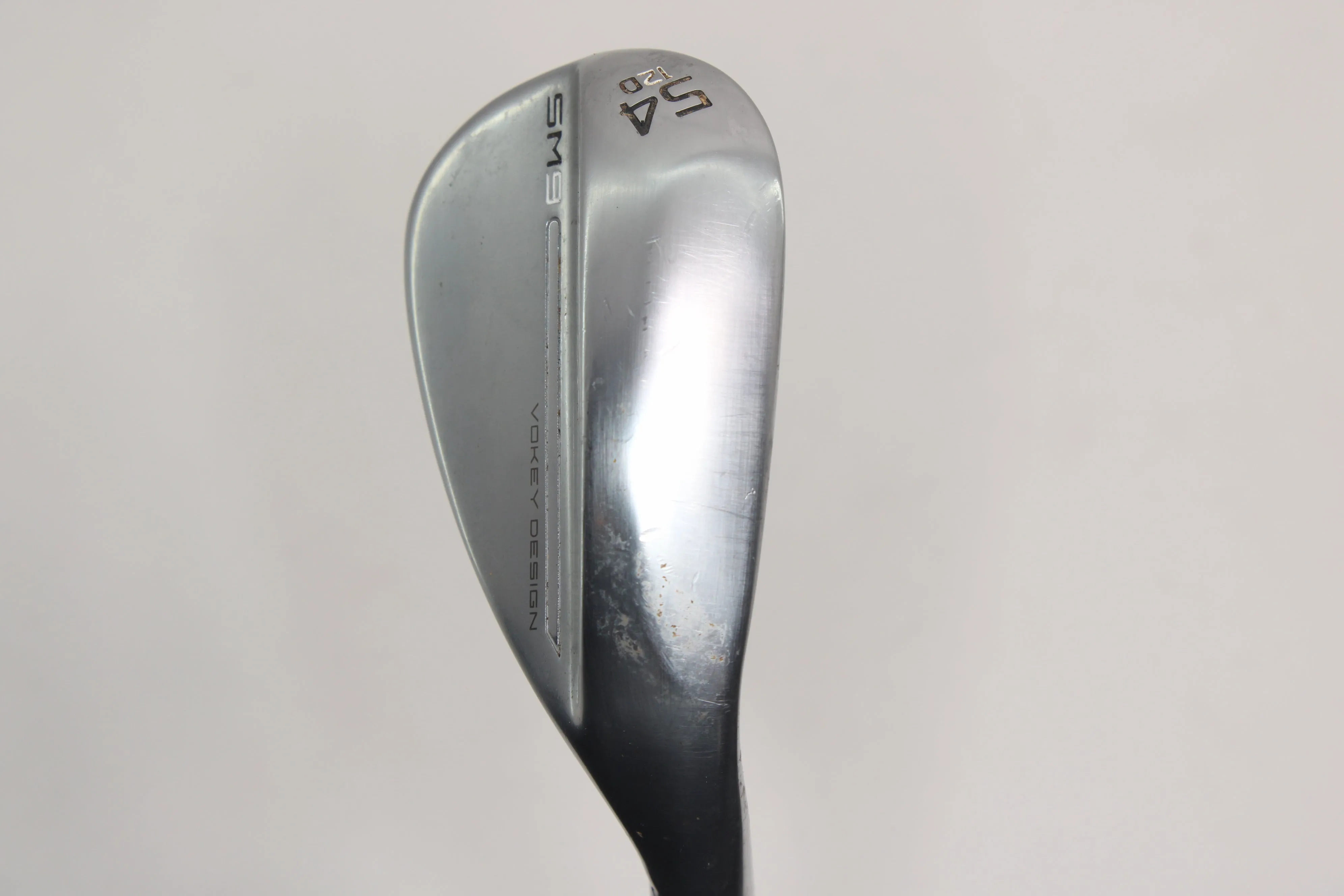 Titleist Vokey SM9 Tour Chrome Wedge 54 Degree with 12 Bounce D Grind Right Handed with Dynamic Gold Steel Wedge Flex Shaft Pre-Owned