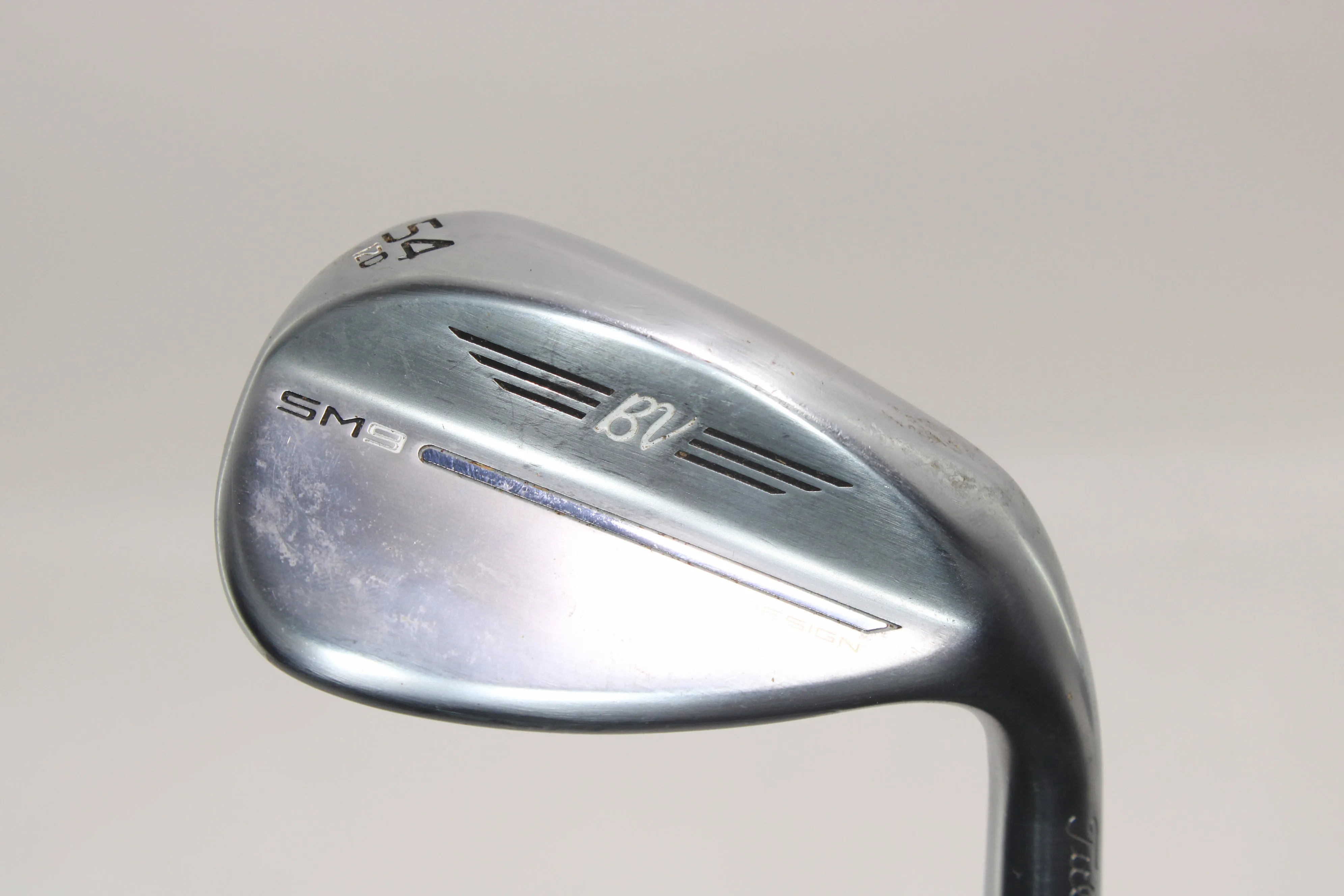 Titleist Vokey SM9 Tour Chrome Wedge 54 Degree with 12 Bounce D Grind Right Handed with Dynamic Gold Steel Wedge Flex Shaft Pre-Owned