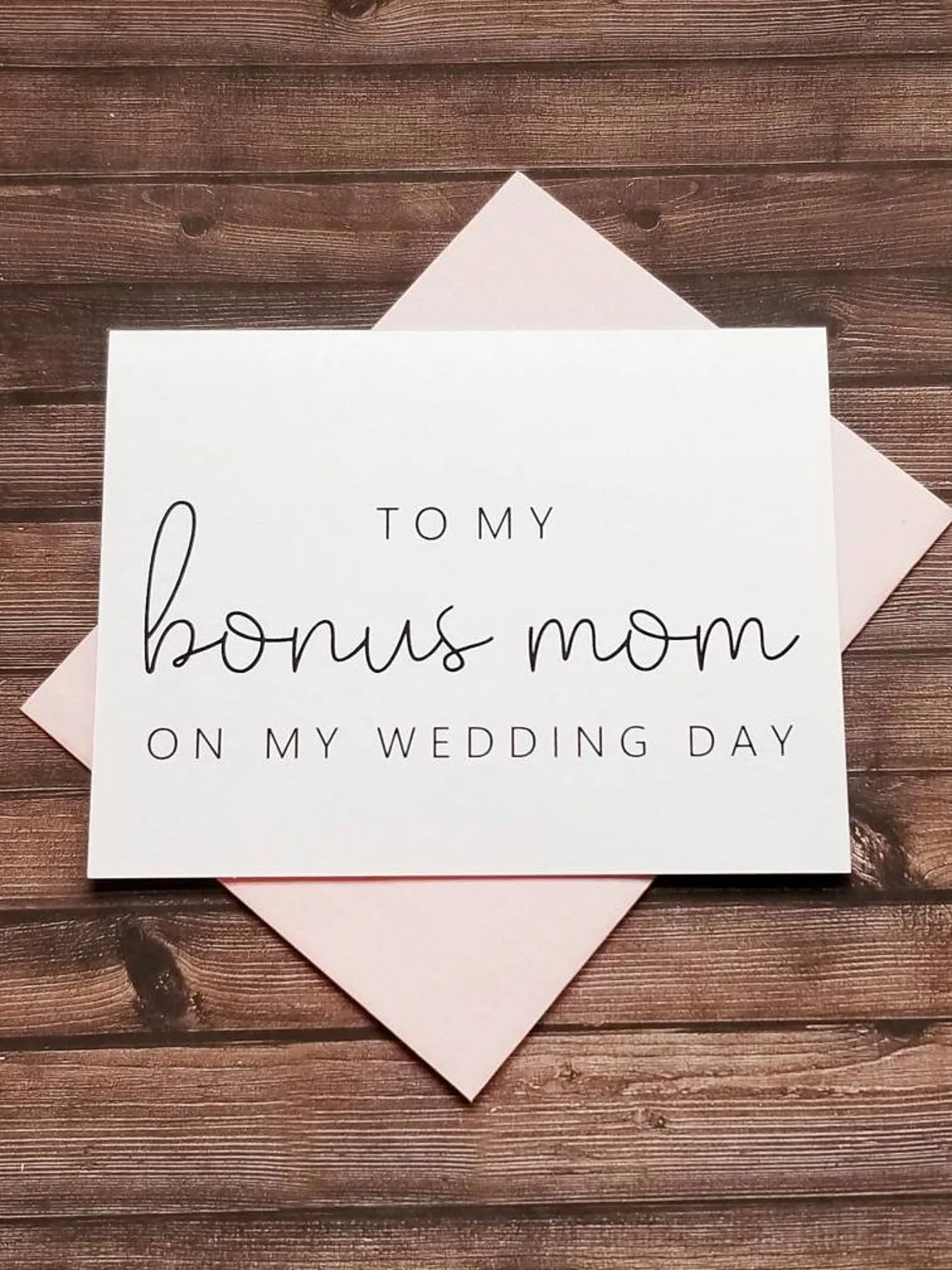 To My Bonus Mom