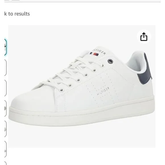 Tommy Hilfiger Liston Sneakers Trainers, White, Men’s 13