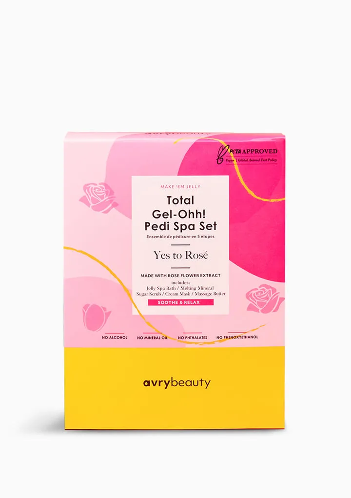 Total Gel-Ohh! Pedi Spa 5 Step Set - Yes Way Rosé