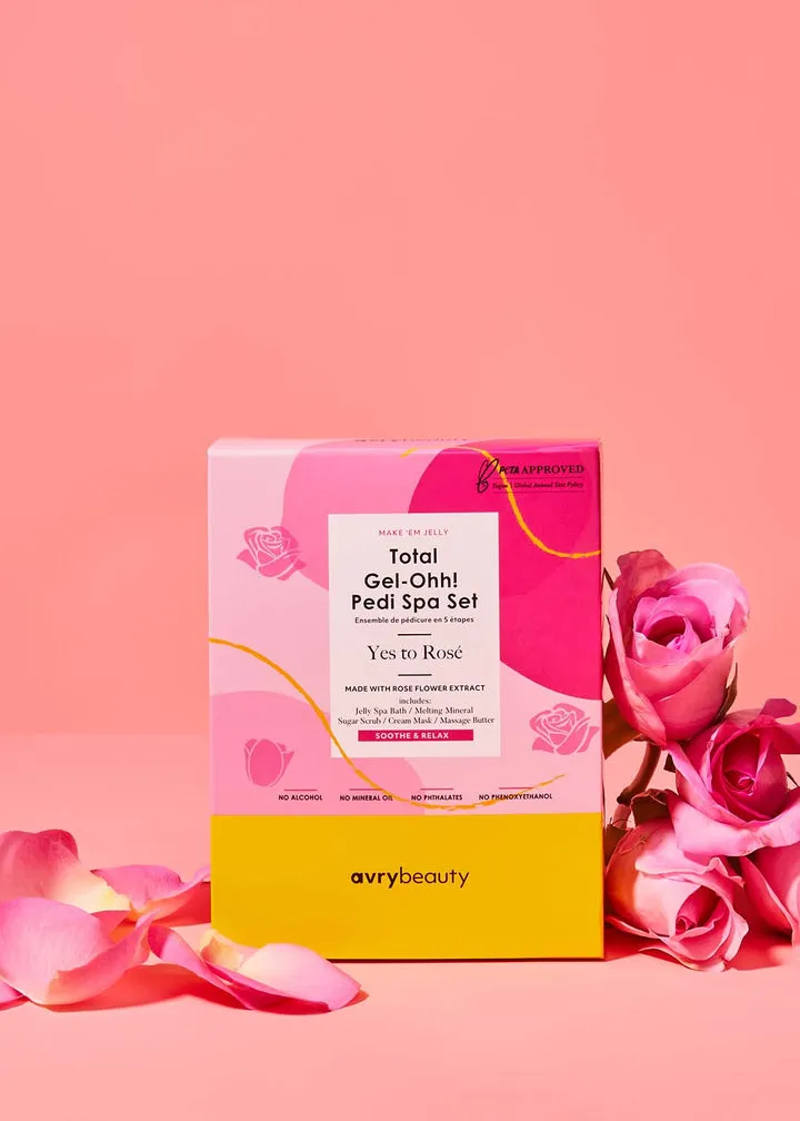 Total Gel-Ohh! Pedi Spa 5 Step Set - Yes Way Rosé